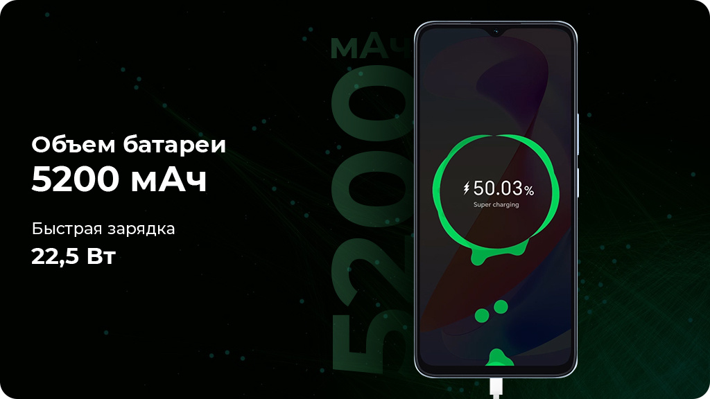 HONOR X6a 6/128Gb РСТ Голубой