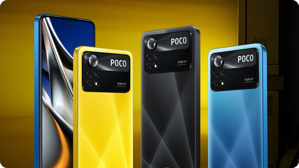 Xiaomi Poco X4 Pro 5G 6/128 Синий Global Version